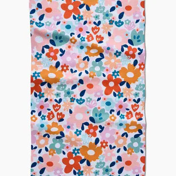 Geometry - Whimsy Floral Tea Towel