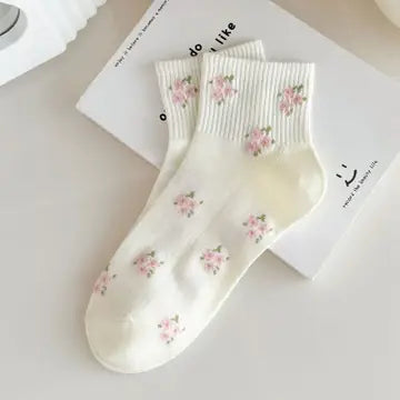 Women's Bow Flower Socks