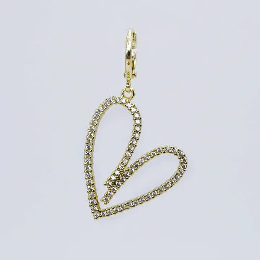 Big Tracing Heart Charm