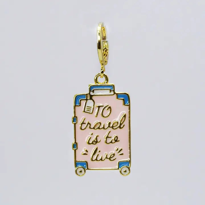 To Travel is to Live Charm