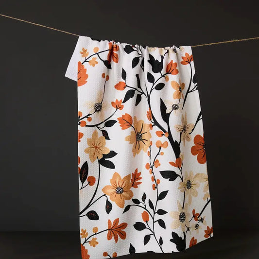 Geometry - Spiced Florals Tea Towel