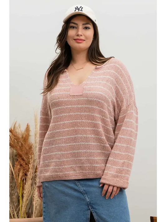 The Mauve Maven Sweater