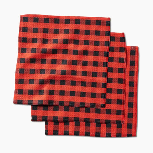 Geometry - Burnt Ember Dishcloth Set