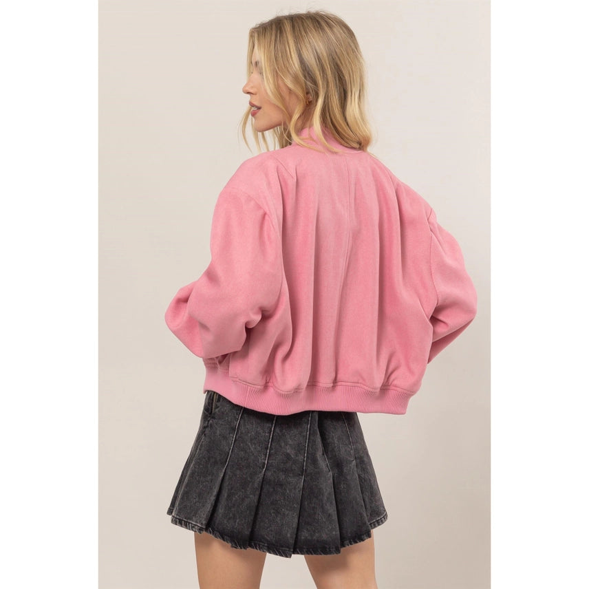 The Button Up Bomber Jacket