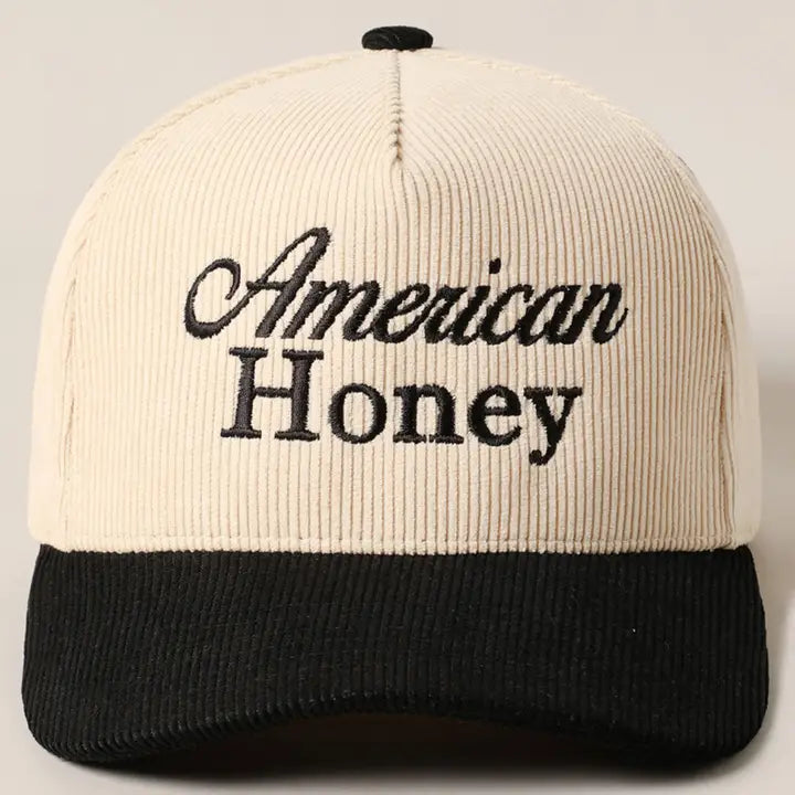 American Honey Corduroy Trucker Hat