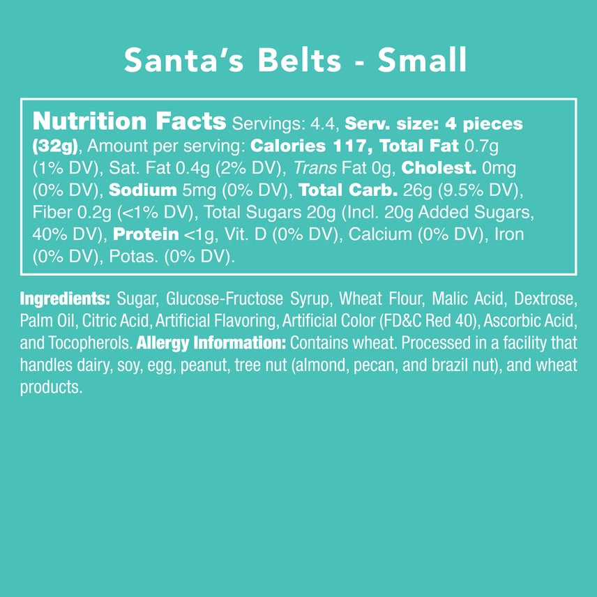 Candy Club Santa's Belts