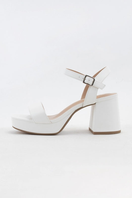 Soda Slater Chunky Platform Block Heel Sandal