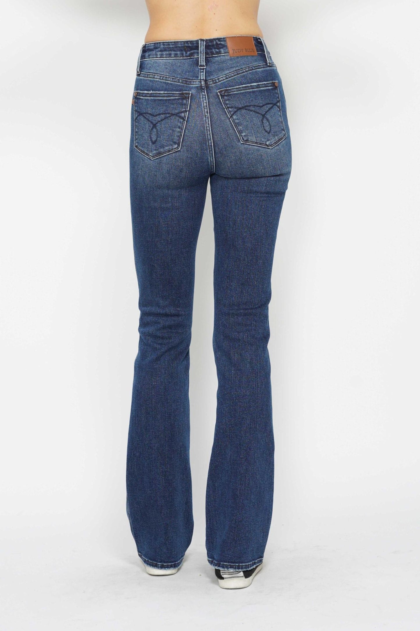 Judy Blue HW Tummy Control Long Bootcut Jeans
