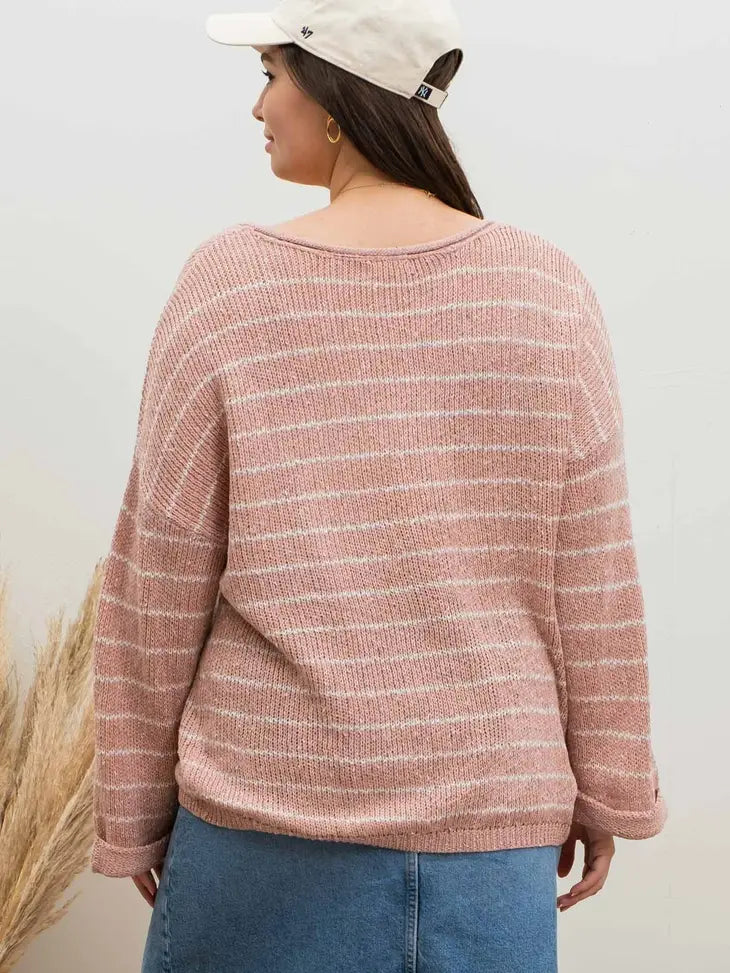 The Mauve Maven Sweater