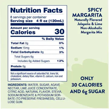 Jordan's Skinny Mixes Natural Spicy Margarita