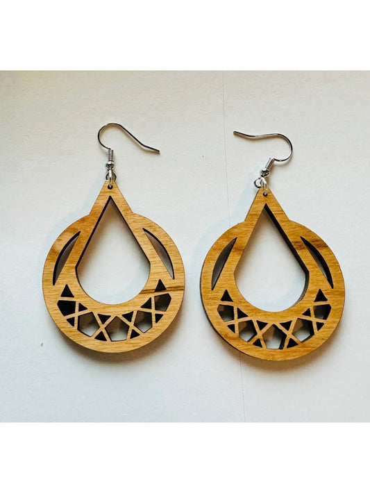 The June Wooden Earrings