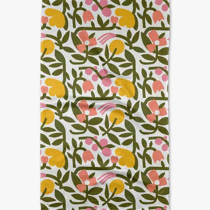 Geometry - Fresh Vines Tea Towel