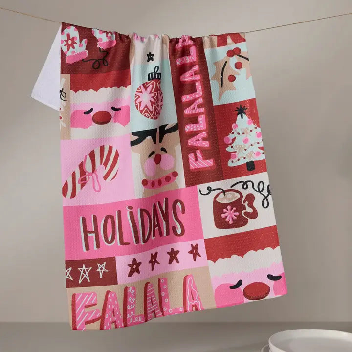 Geometry - Winter Wonder Tea Towel