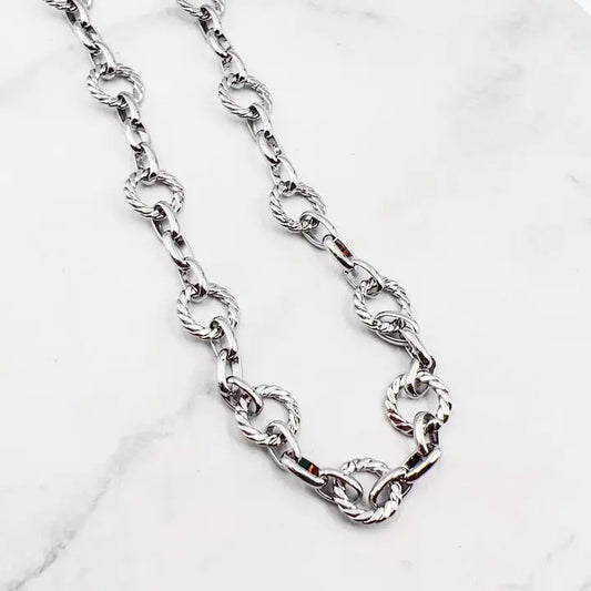 Circle Chain Link Necklace