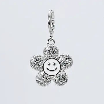 Smiley Flower Charm