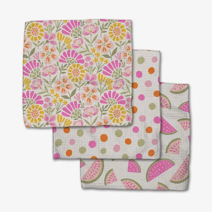 Geometry - Neo Ray Dishcloth Set