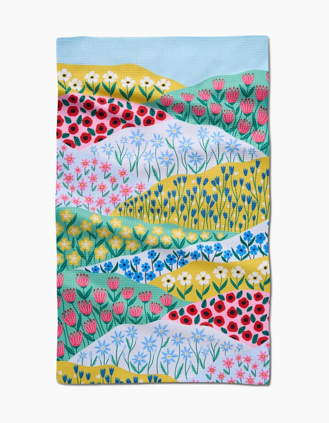 Geometry - Spring Fields Tea Towel