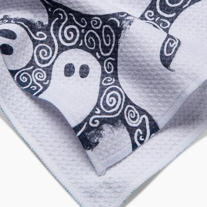 Geometry - Swirling Ghosts Tea Towel