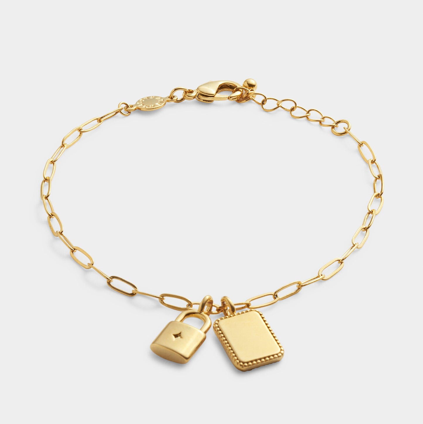 Inner Strength Gold Charm Bracelet
