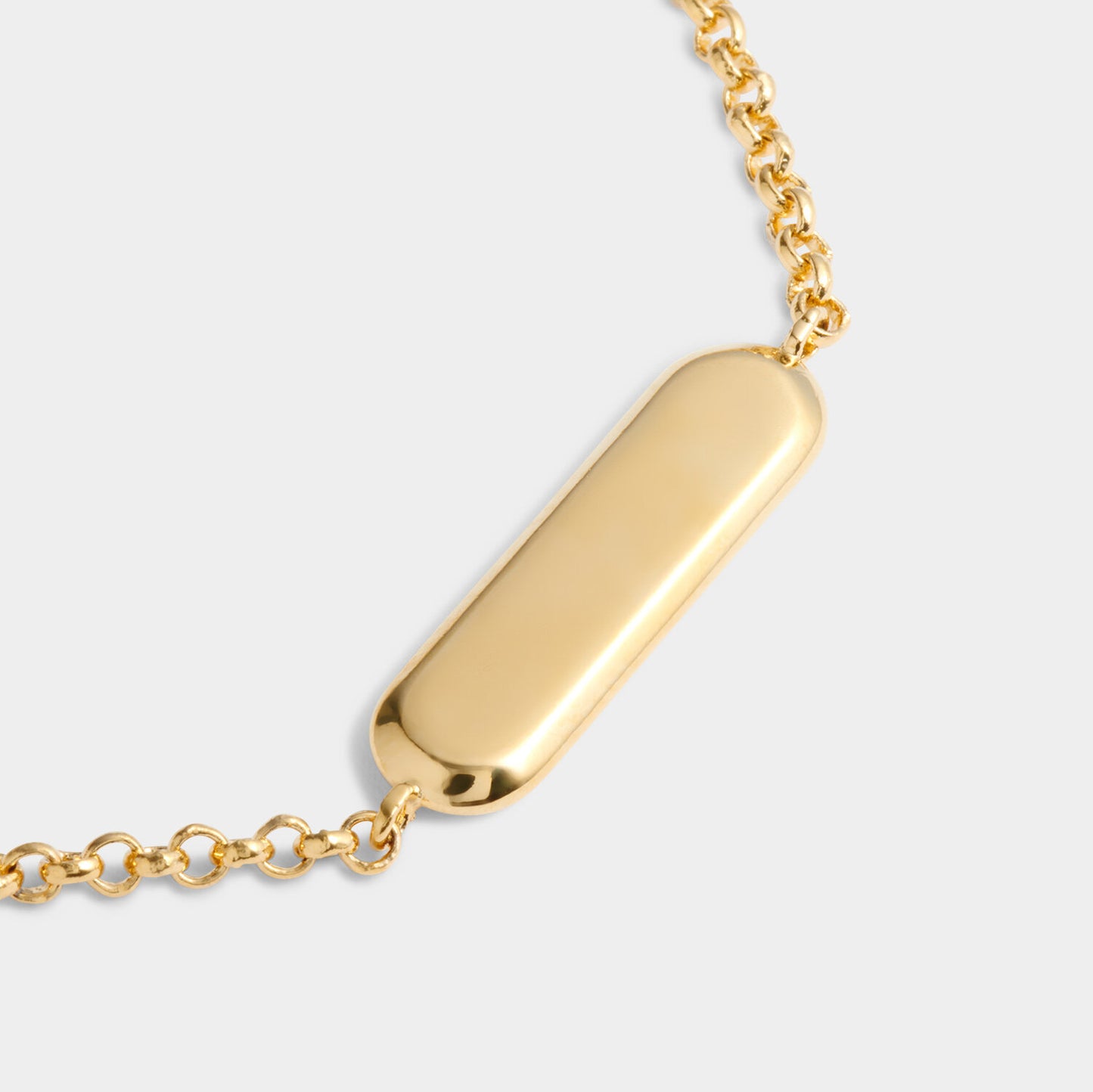 With Love Gold Signet Bracelet