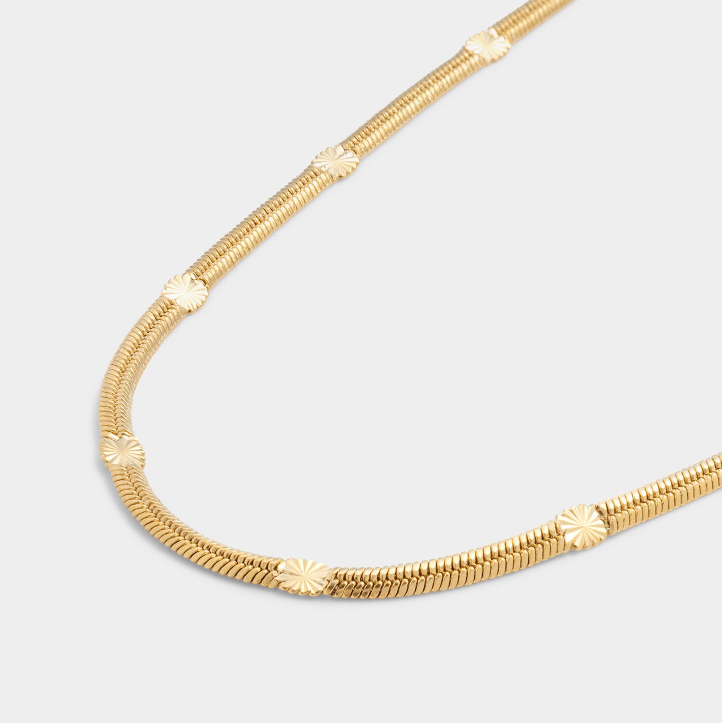 Celeste Gold Snake Chain Necklace