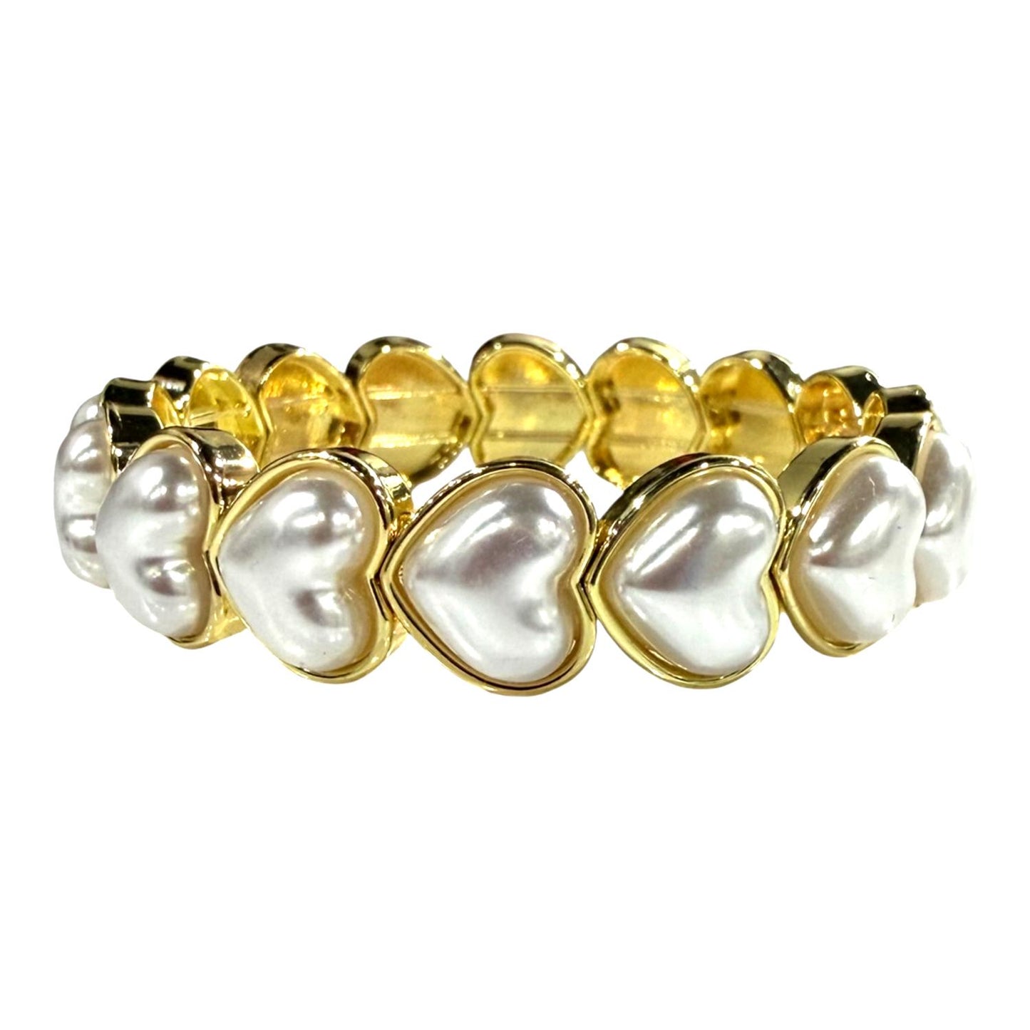 Love Notes Large Pearl Heart Bracelet