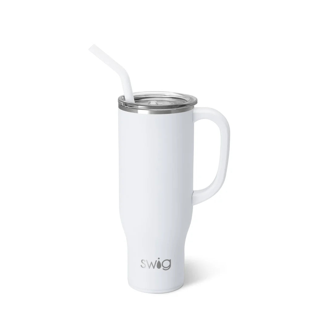 Swig White Mega Mug 30oz