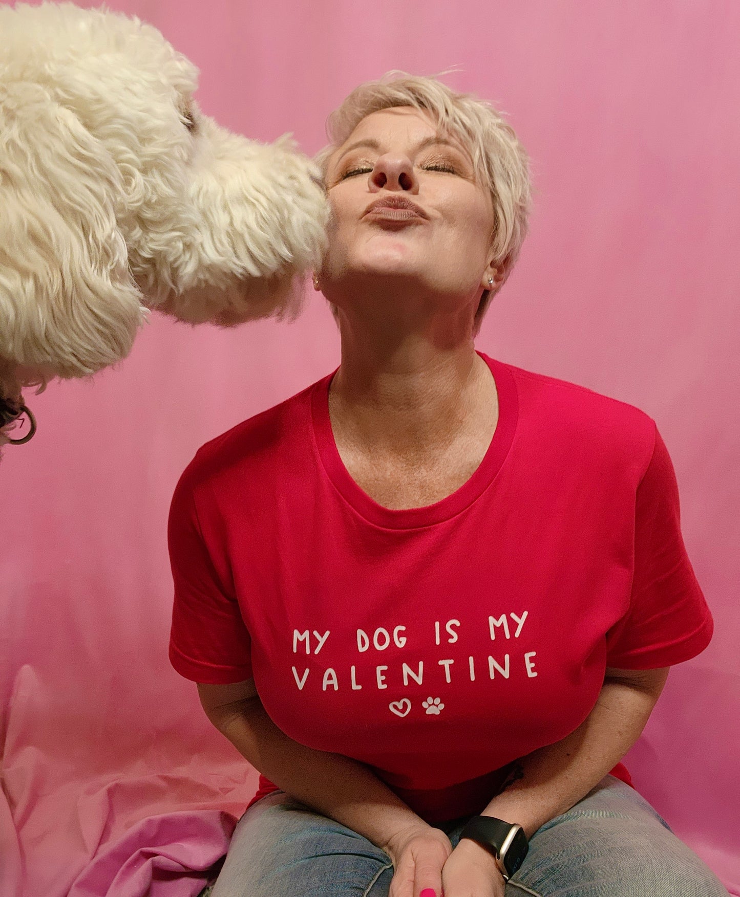 My Dog Is My Valentine Graphic Tee