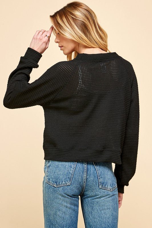 Comfy V Neck Cardigan - Polished Boutique