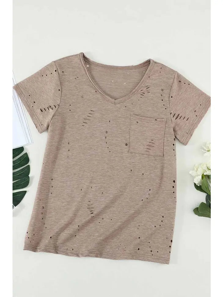 Darling Distressed Tee - Polished Boutique