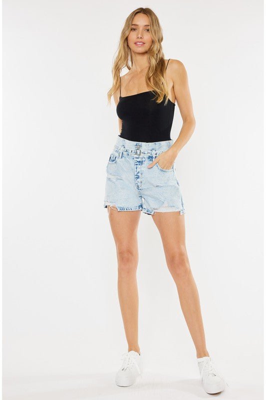KanCan Ultra High Rise Shorts - Polished Boutique