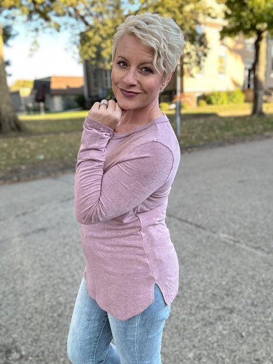 Long Sleeve Button Closure - Lazy Daisy Boutique