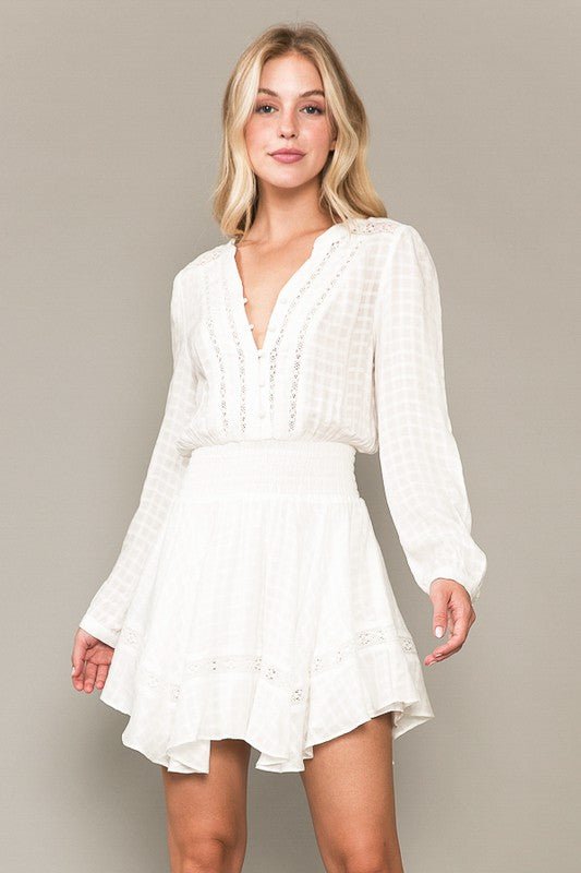 Picture Perfect White Dress - Polished Boutique