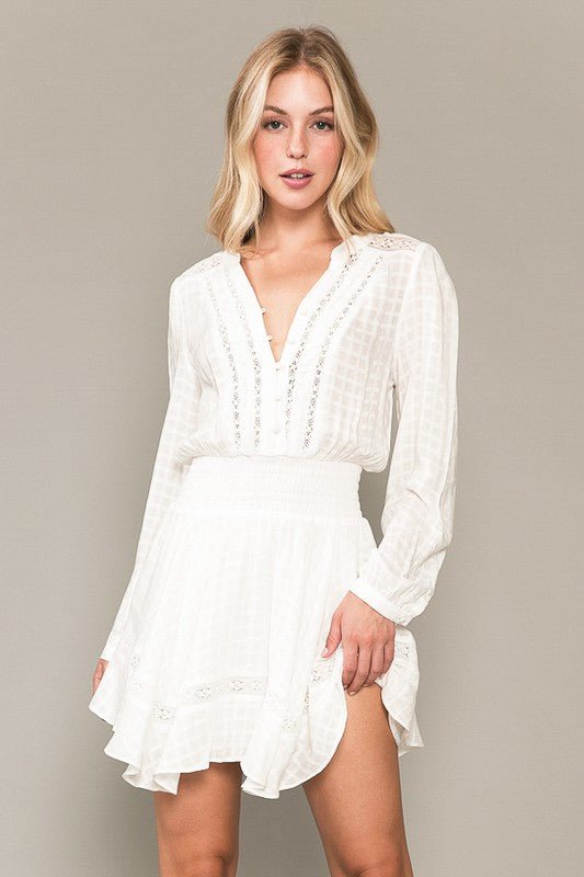 Picture Perfect White Dress - Polished Boutique