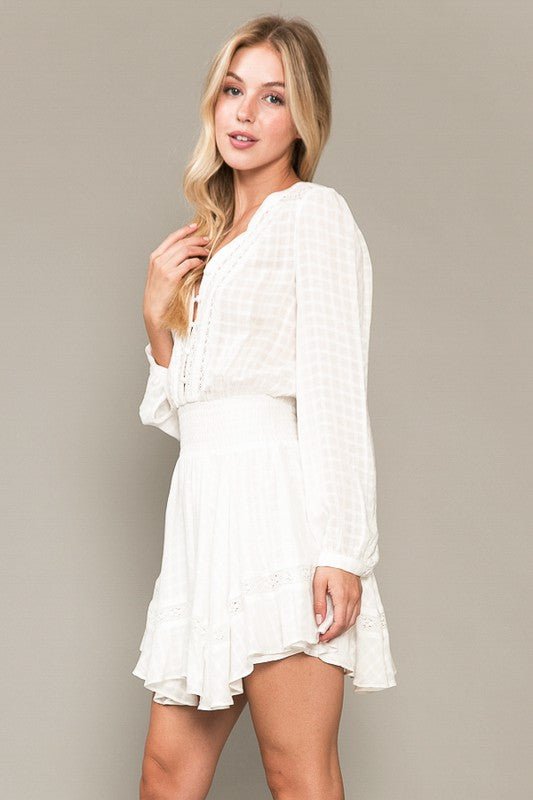 Picture Perfect White Dress - Polished Boutique