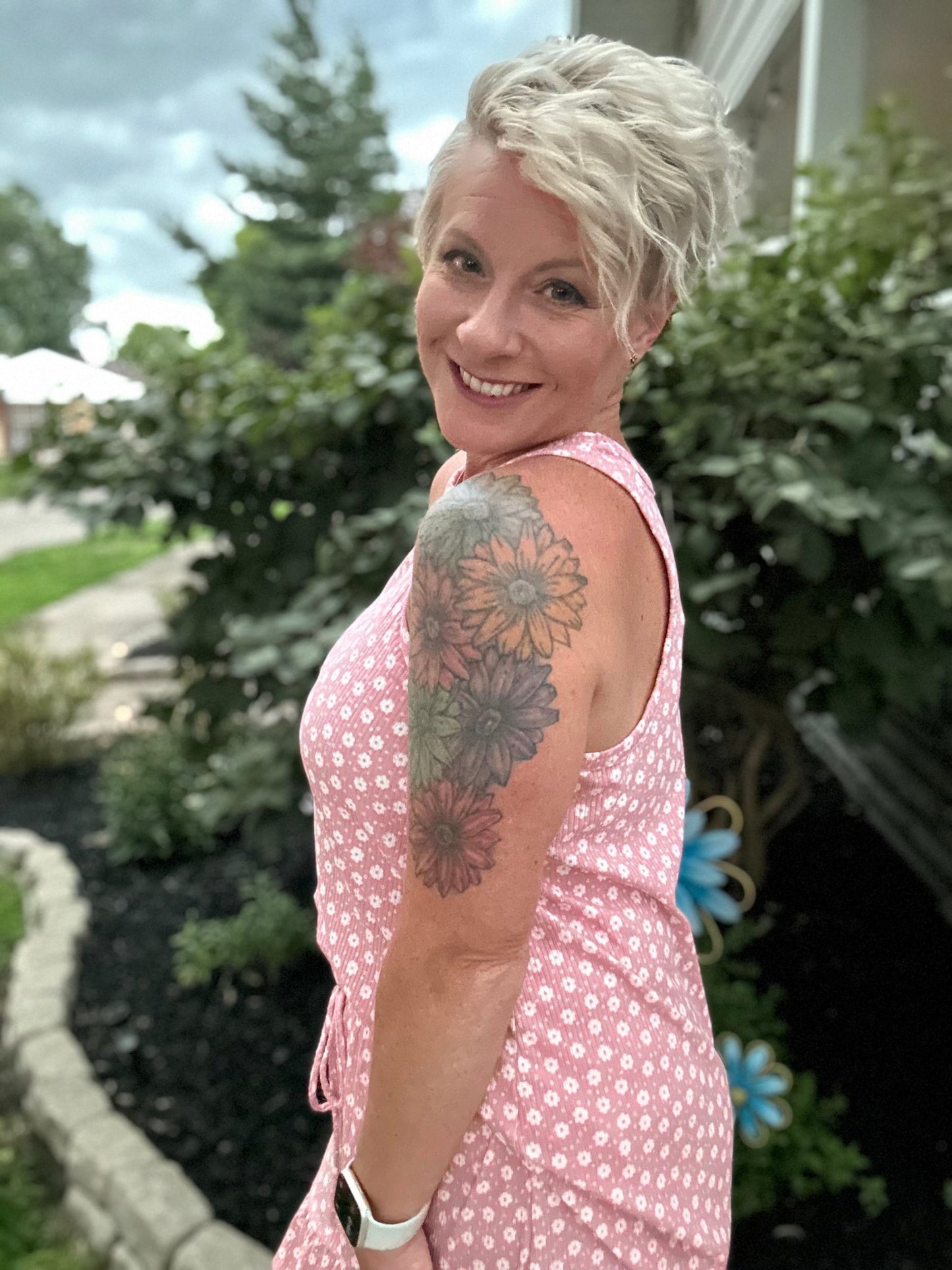 Pink Floral Top - Polished Boutique