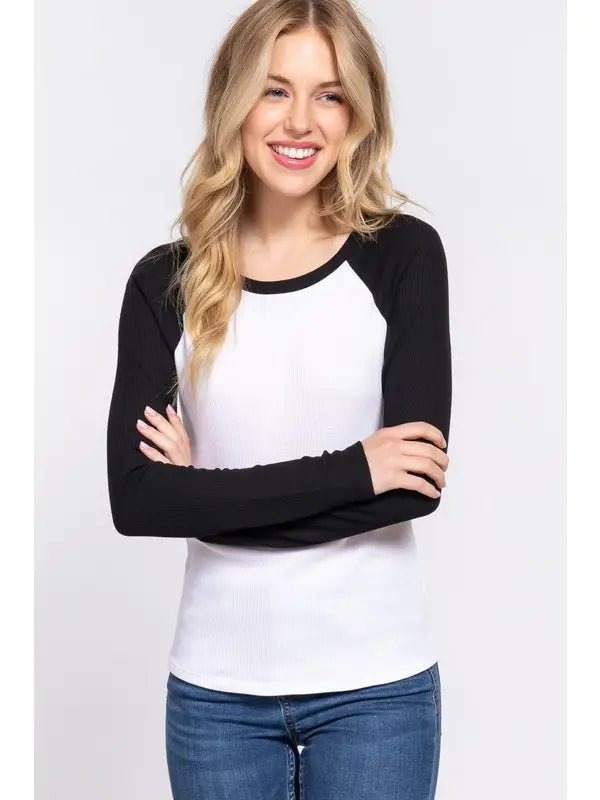 Raglan Sleeve Top - Polished Boutique