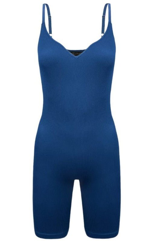 Ribbed Cami Romper - Polished Boutique
