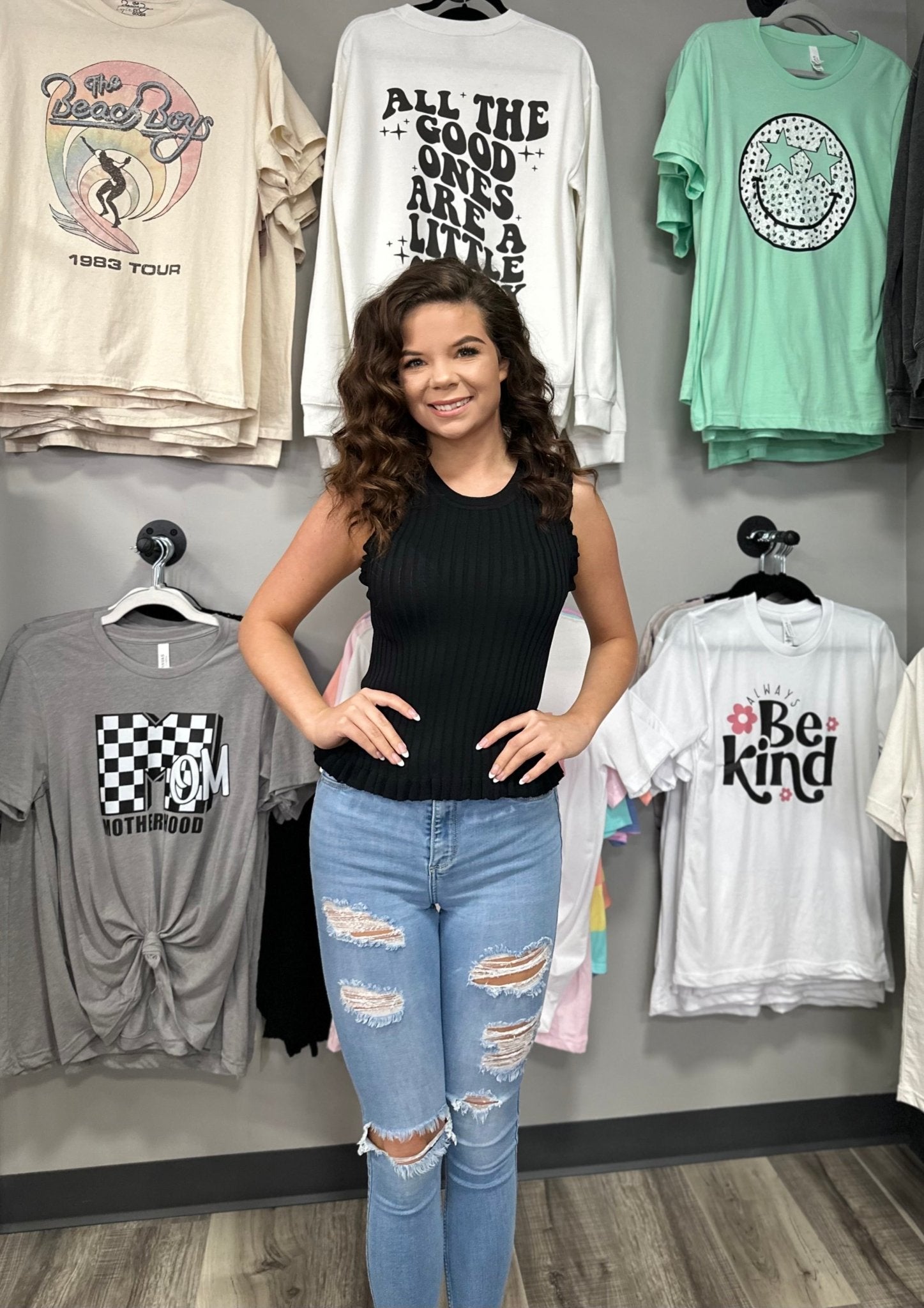 Sleeveless Top - Lazy Daisy Boutique