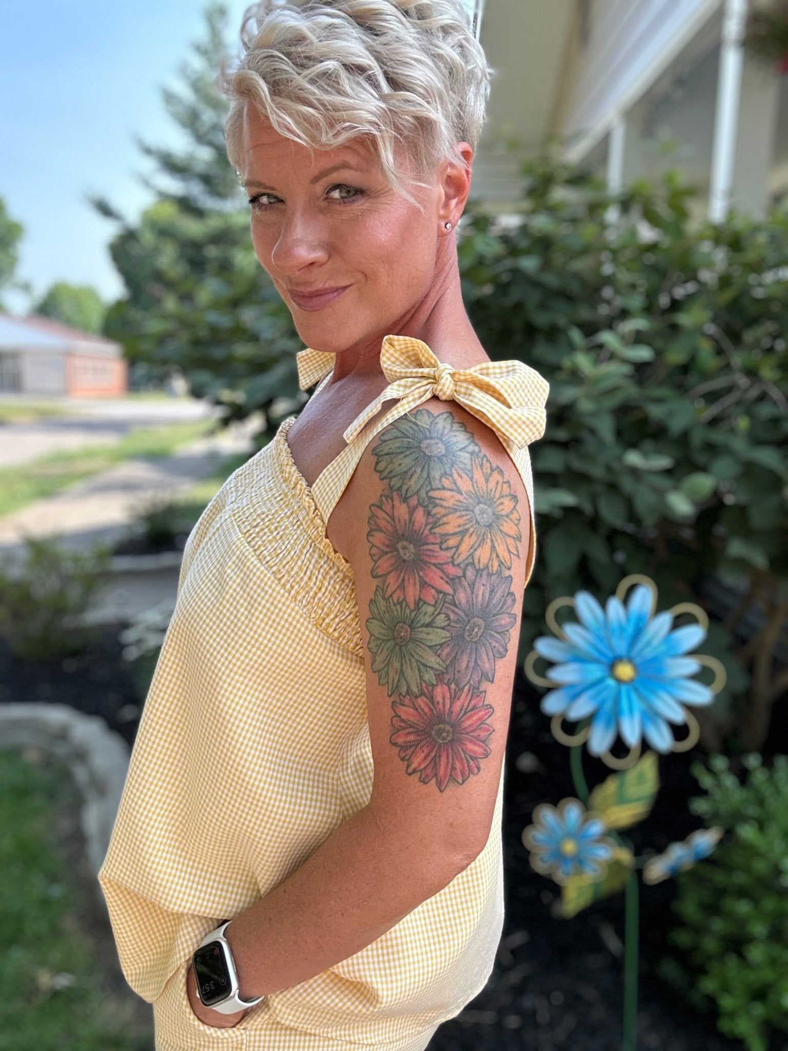 Sunshine Checkers Matching Set - Polished Boutique