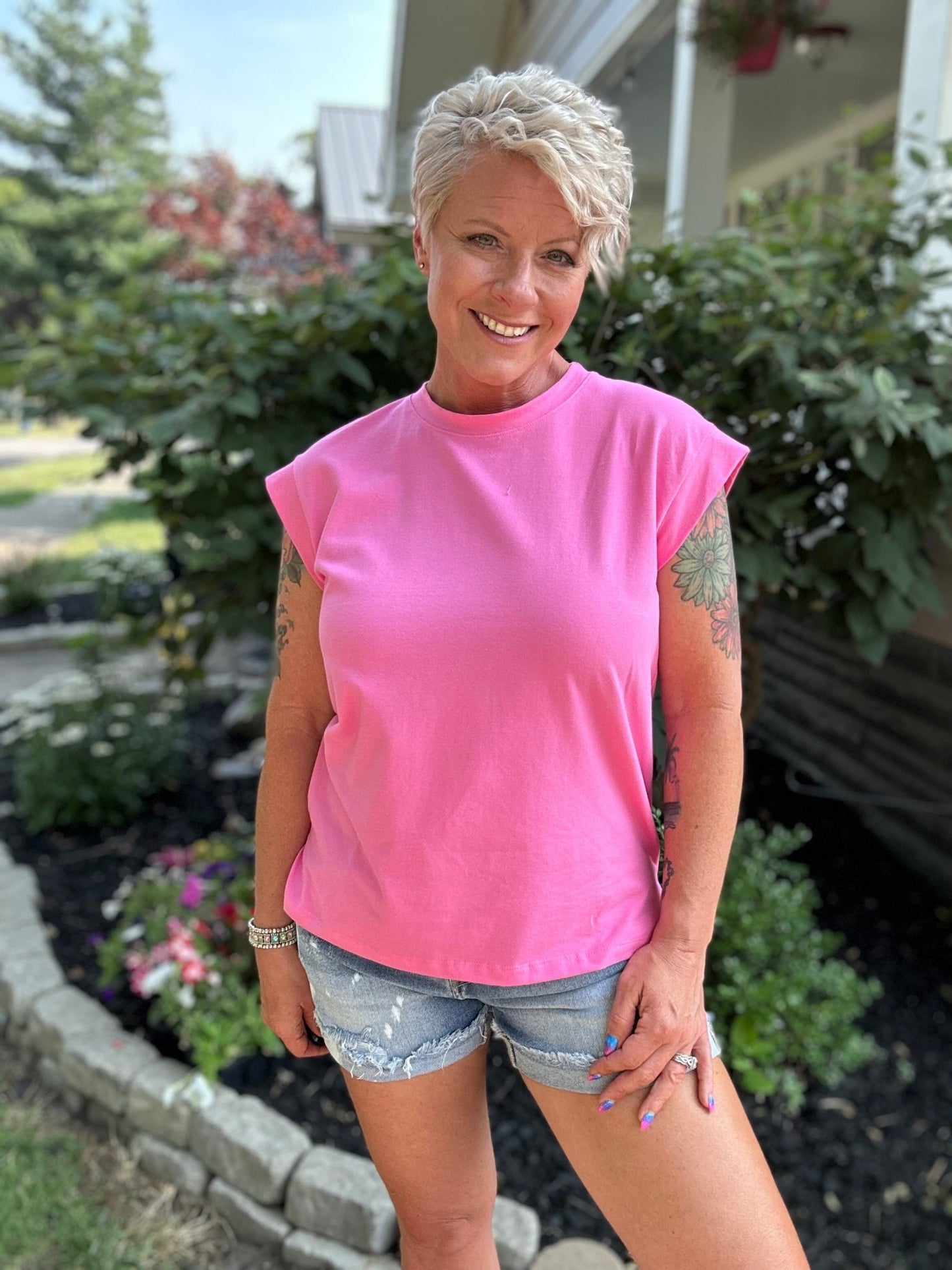 The Kira Short Sleeve Top - Polished Boutique