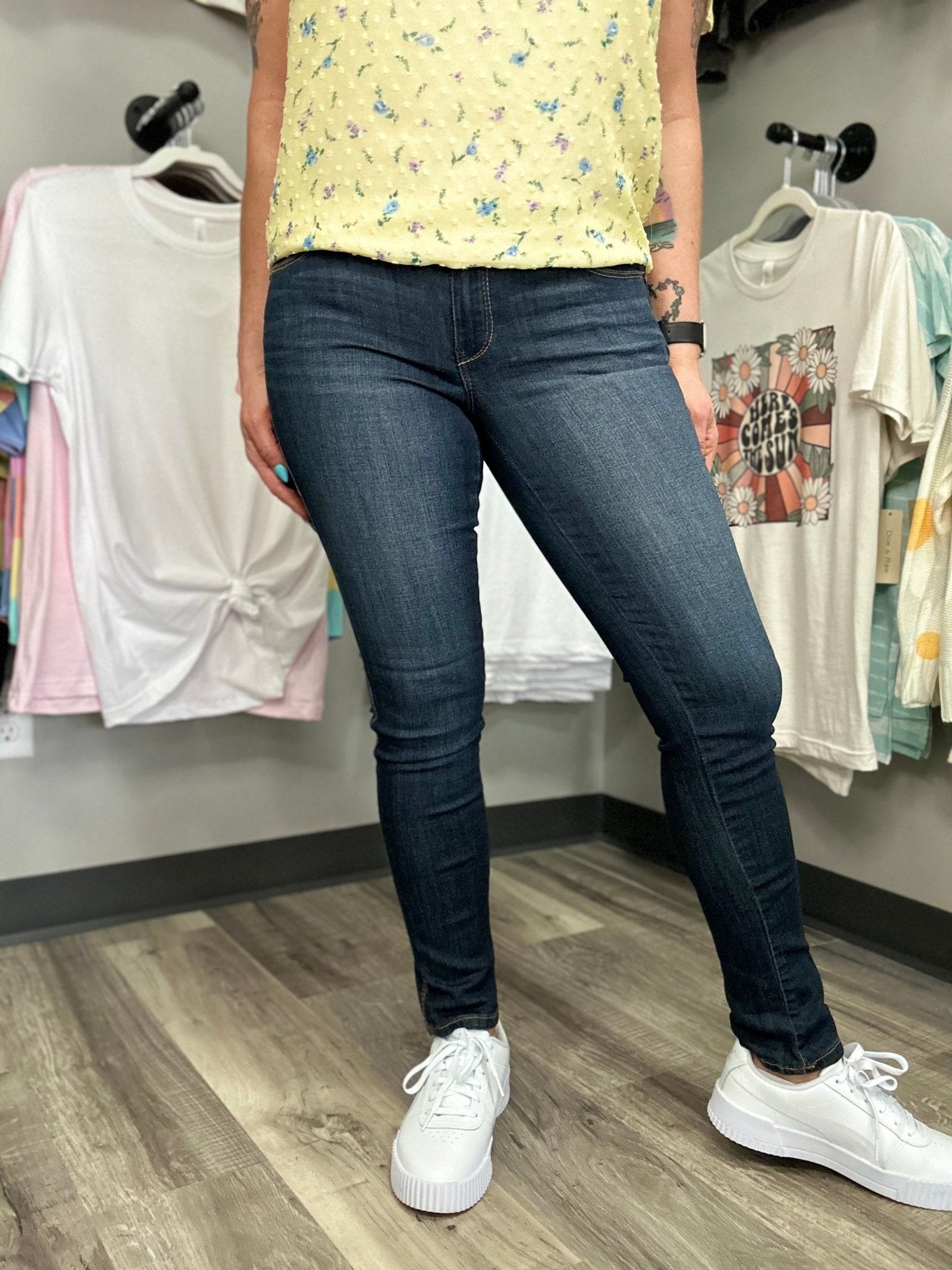 The Lennox Roll Cuff Jean - Polished Boutique