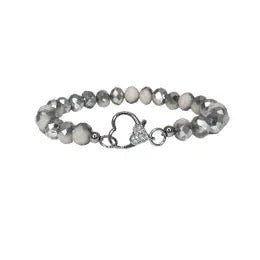 The River Crystal Heart Bracelet - Polished Boutique