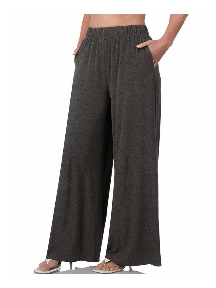 Wide Leg Pants *Plus* - Polished Boutique