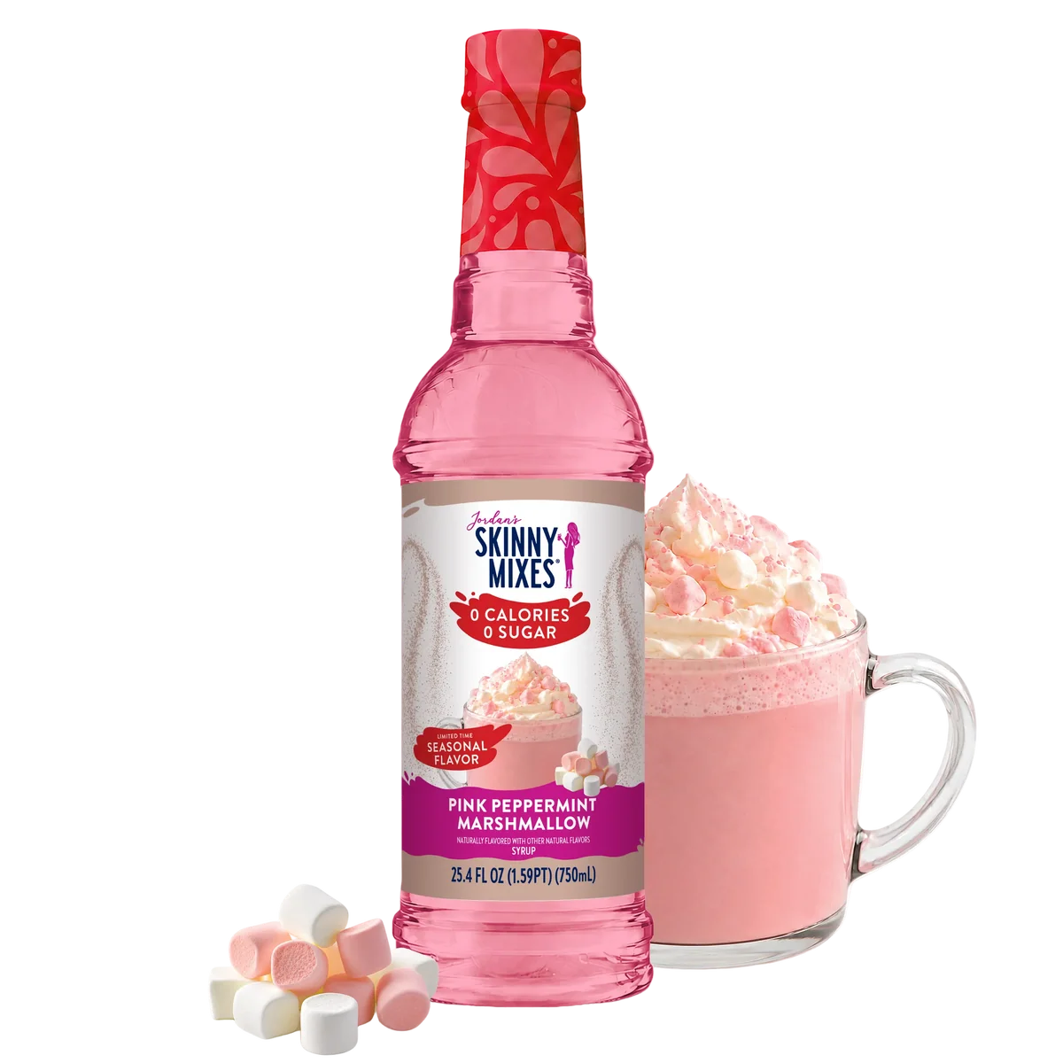 Jordan's Pink Peppermint Marshmallow Skinny Syrup
