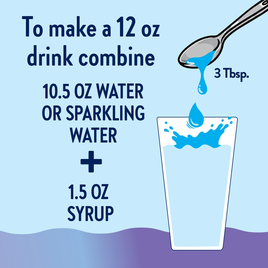 Jordan's Mermaid Hydration w/ Electrolytes Skinny Syrups 12.7 oz