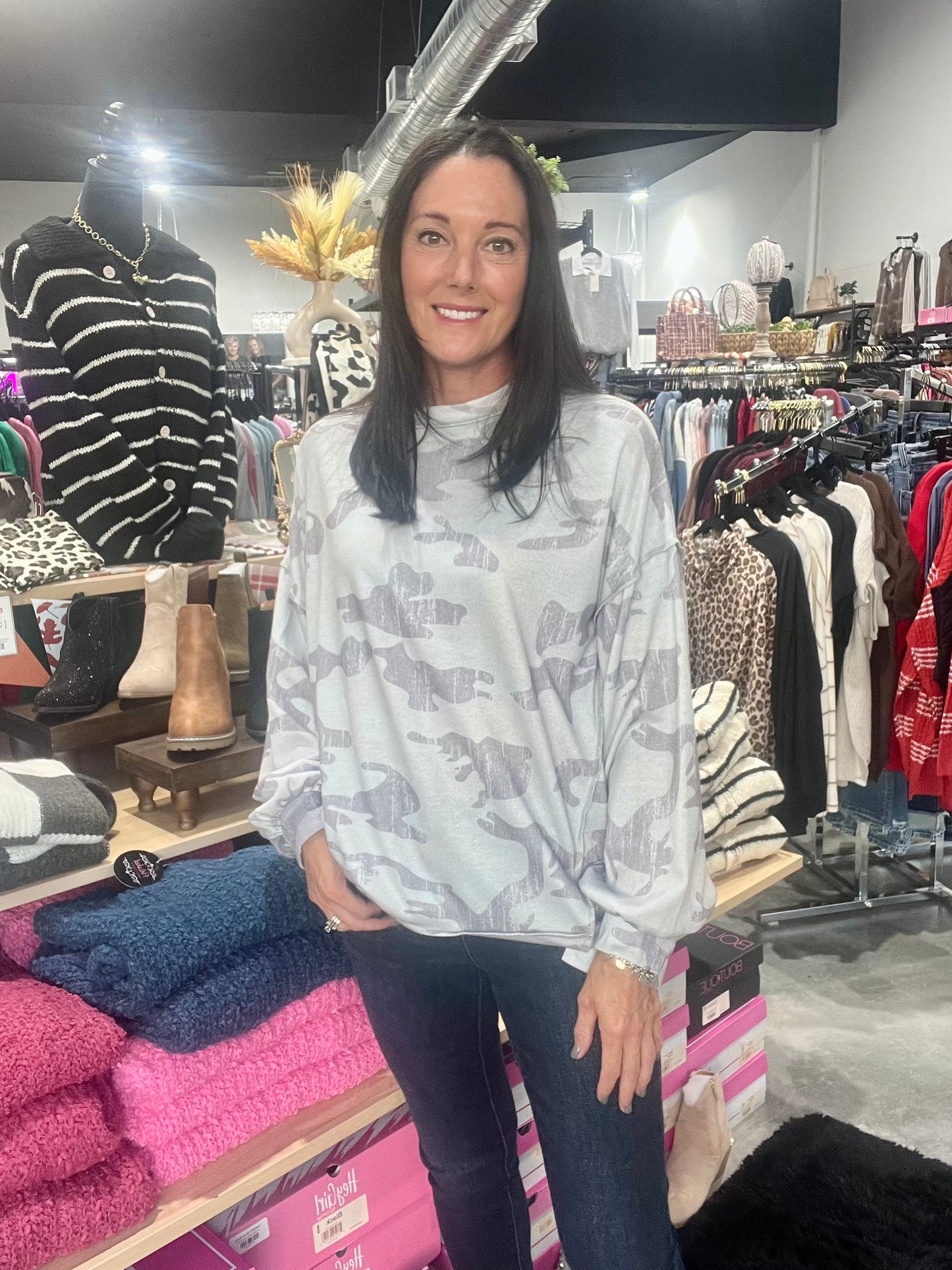 The Retro Camo Sweatshrit