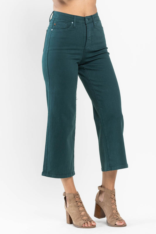 Judy Blue Wide Leg Crop