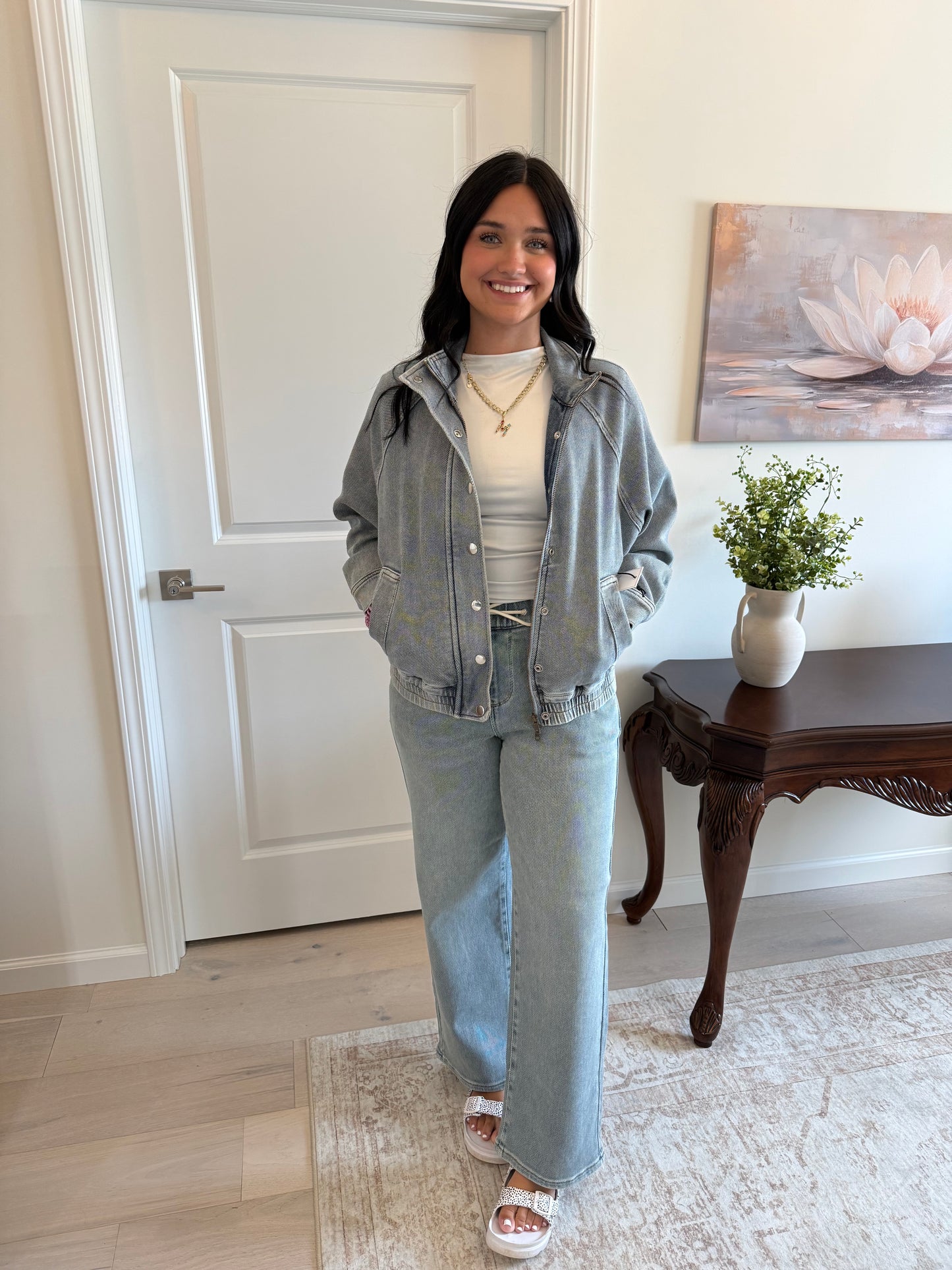 Judy Blue MARTY Bomber Jacket