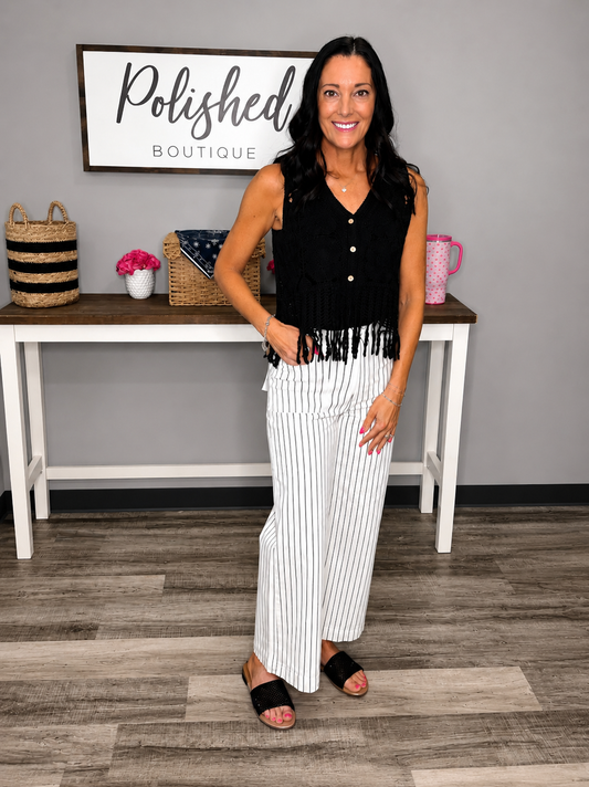 The Downtown Striped Pants